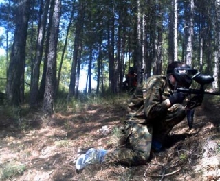 Acechando en paintball
